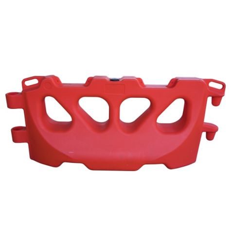 Red Trafix 2000 water filled barrier