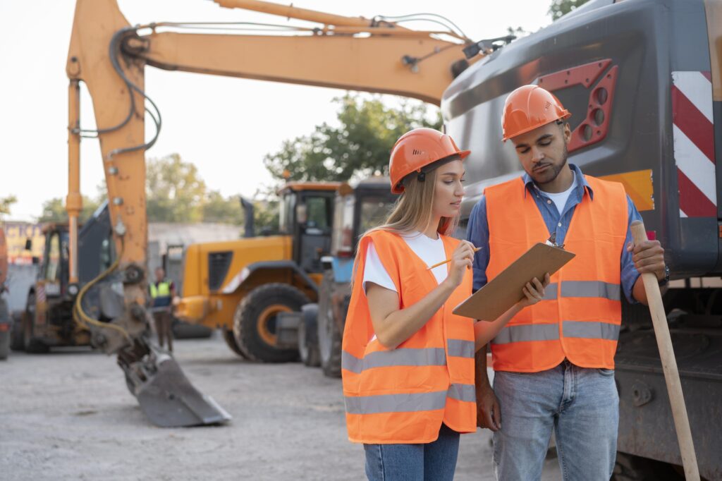building construction workers site